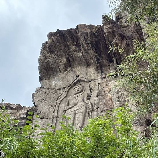 Kargah Buddha Rock Carved Buddha