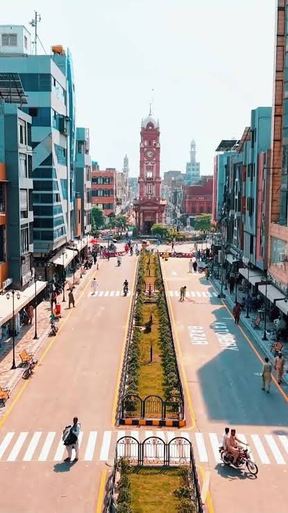 Clock Tower Ghanta Ghar and 8 Bazaars Faisalabad