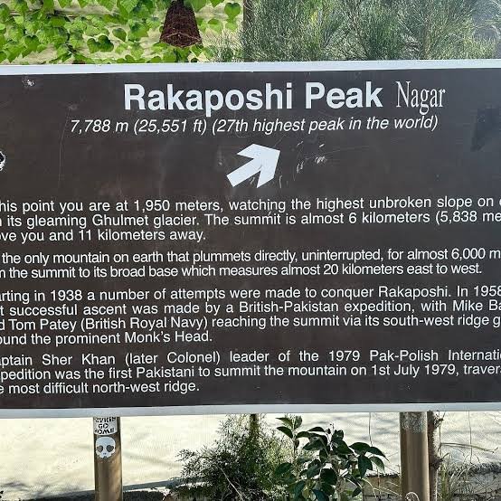 Rakaposhi Viewpoint Ghulmet