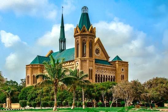 Frere Hall and Galerie Sadequain Jinnah Gardens Karachi
