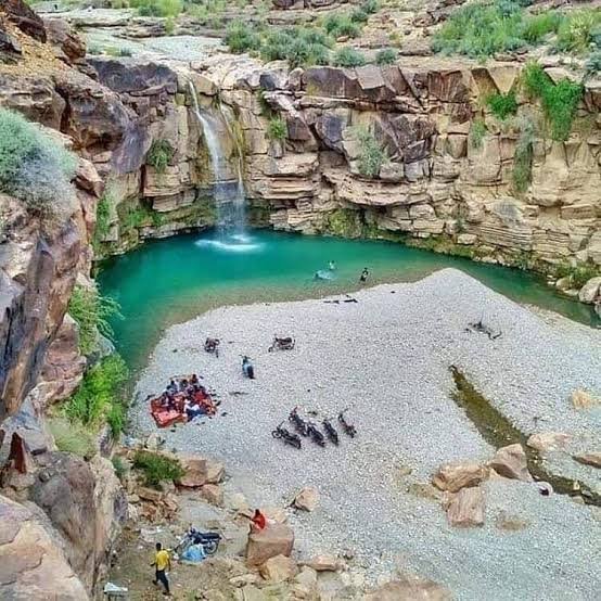 Pir Ibrahim Waterfall and Canyon Khuzdar