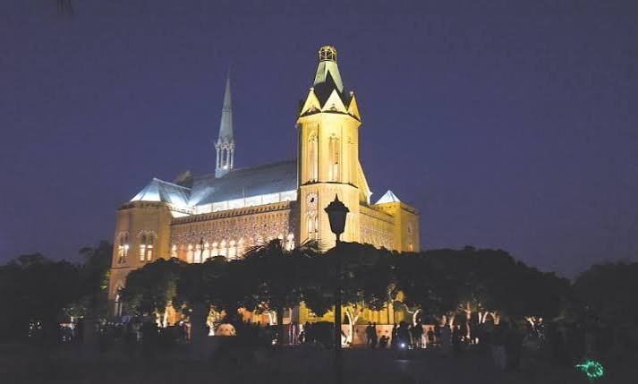 Frere Hall and Galerie Sadequain Jinnah Gardens Karachi