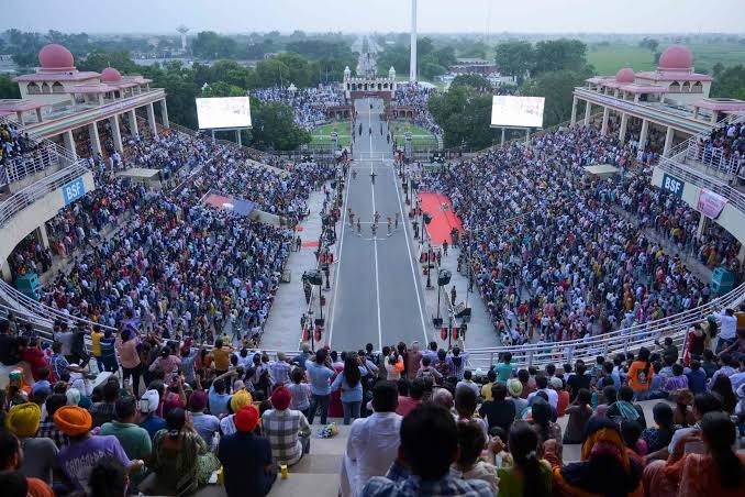Wagah Border Flag Lowering Ceremony Lahore