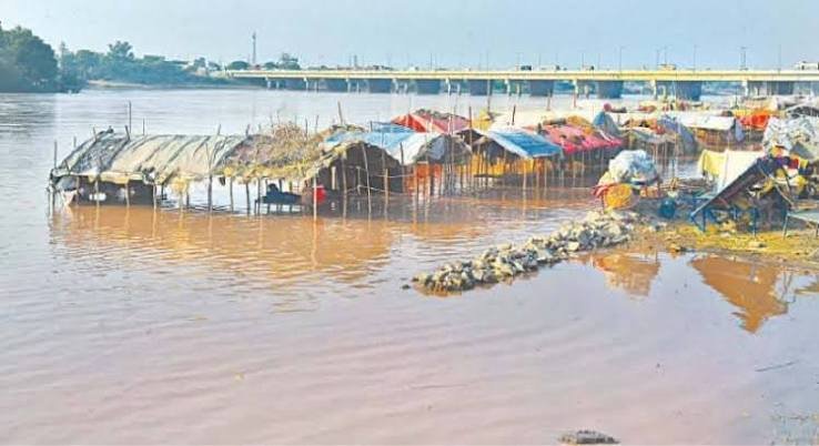 Head Islam and Head Sulaimanki Sutlej River