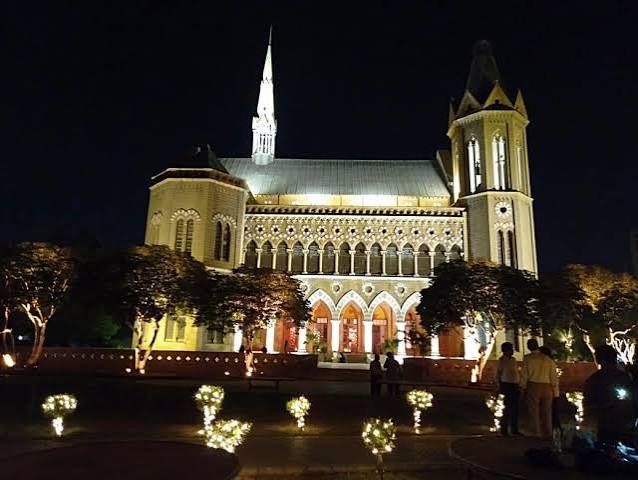 Frere Hall and Galerie Sadequain Jinnah Gardens Karachi