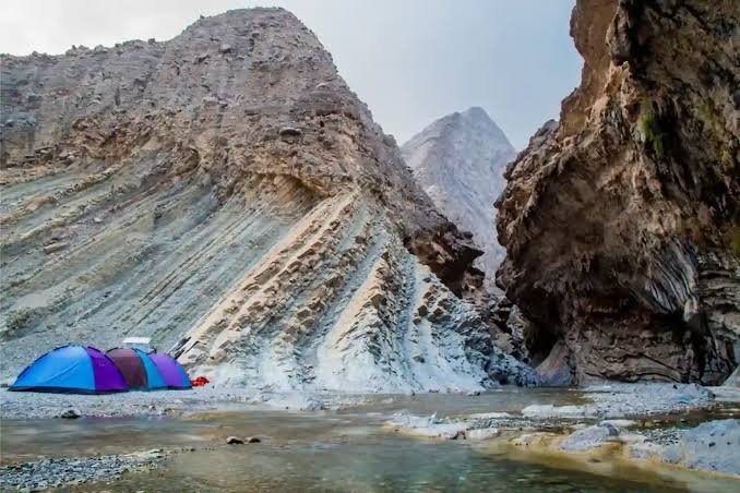 Moola Chotok Canyon and Waterfalls Khuzdar Balochistan