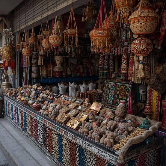 Gilgit Bazaar and River Point