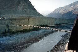 Gilgit Bazaar and River Point