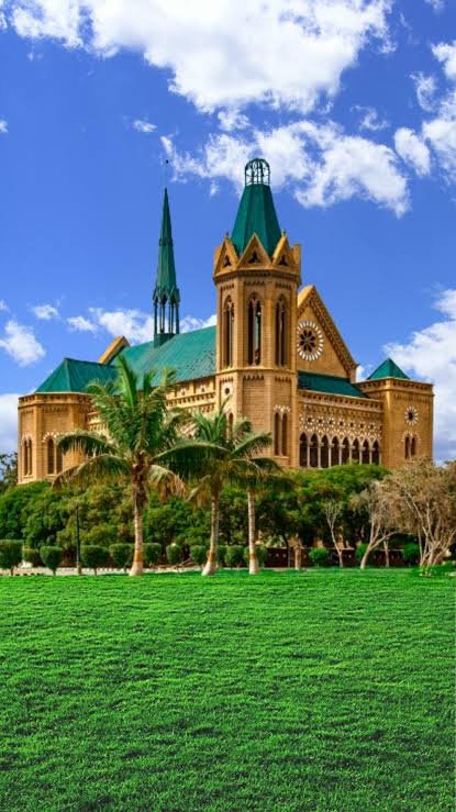 Frere Hall and Galerie Sadequain Jinnah Gardens Karachi