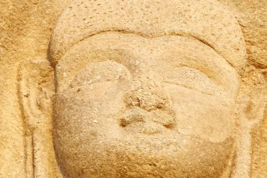 Kargah Buddha Rock Carved Buddha