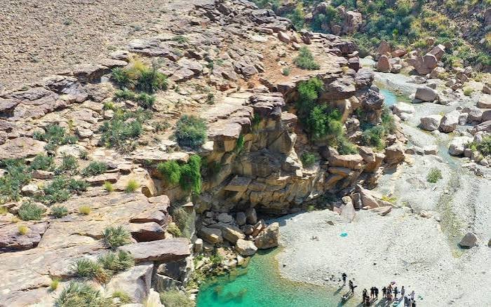 Pir Ibrahim Waterfall and Canyon Khuzdar