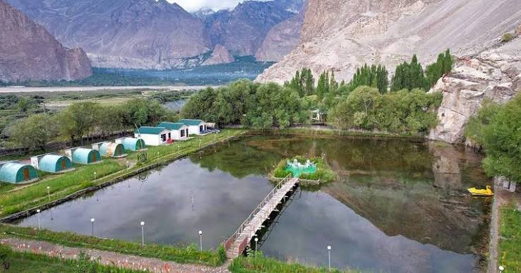 Saling Valley and Fish Farm