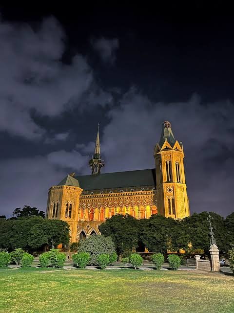 Frere Hall and Galerie Sadequain Jinnah Gardens Karachi