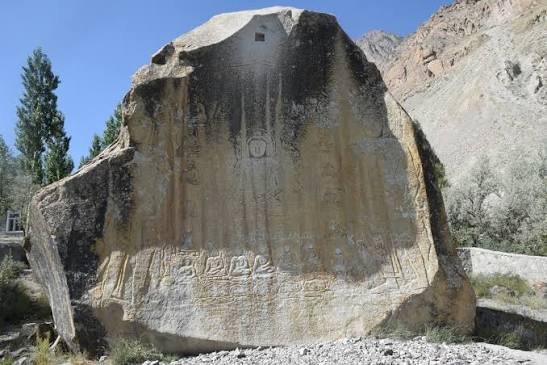 Kargah Buddha Rock Carved Buddha