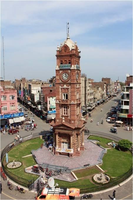 Clock Tower Ghanta Ghar and 8 Bazaars Faisalabad