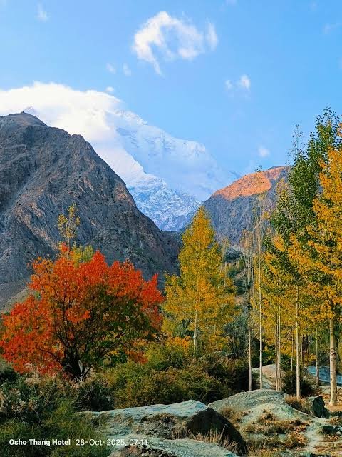 Minapin Village and Diran Peak Base Camp