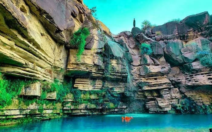 Pir Ibrahim Waterfall and Canyon Khuzdar