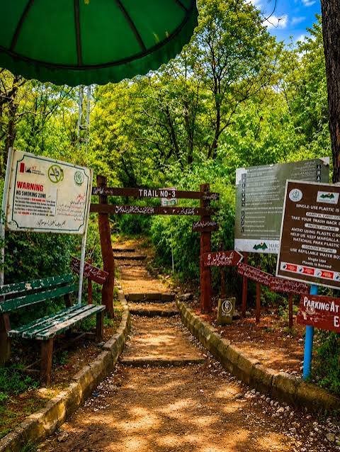 Margalla Hills Hiking Trails Trail 3 Trail 5 Trail 2 Islamabad